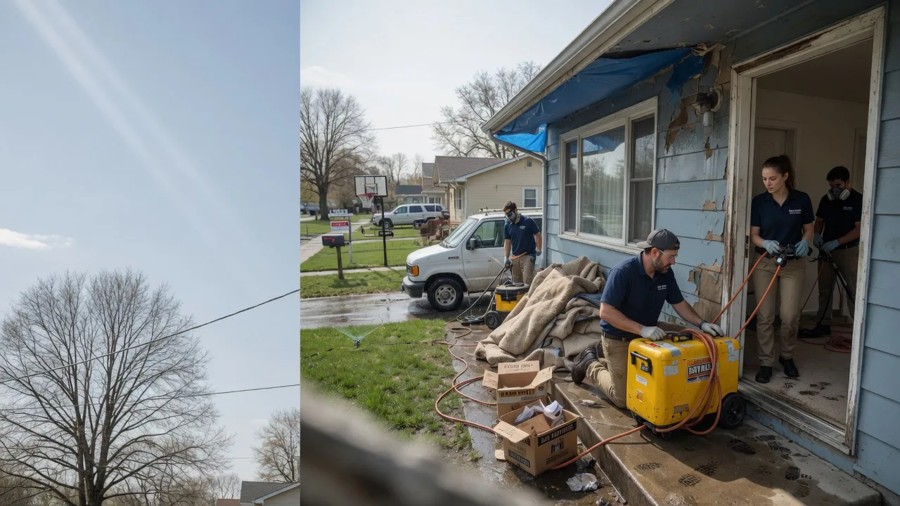 Basement Flood Cleanup in Columbia, IA near me